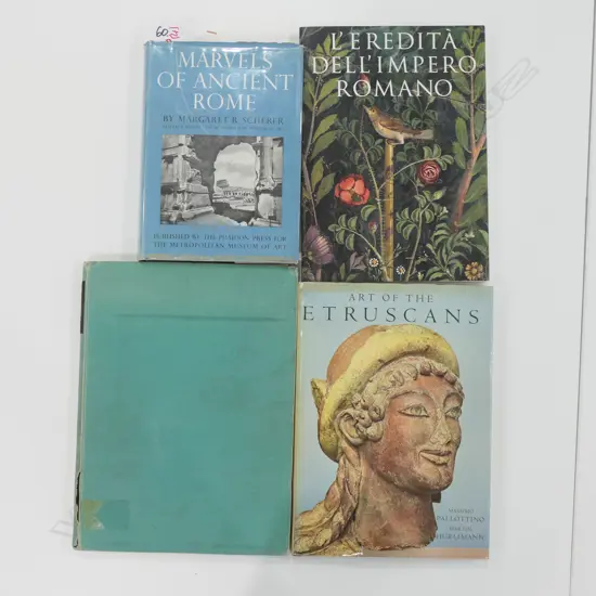 FOUR PUBLICATIONS: ETRUSCAN & ROMAN ANTIQUITIES
